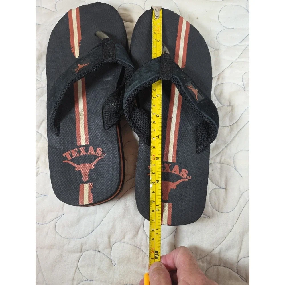 University Of Texas Longhorns Flip Flops Size Men's 9‎ Vintage Y2K